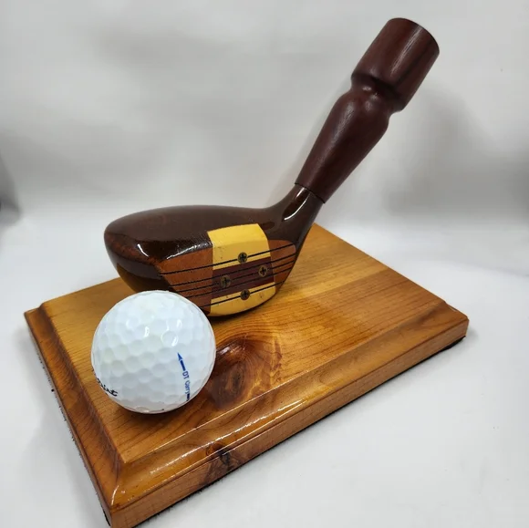 Unique Vintage Golf Club And Titleist Ball Pen Holder  Business Office Home - Picture 10 of 13